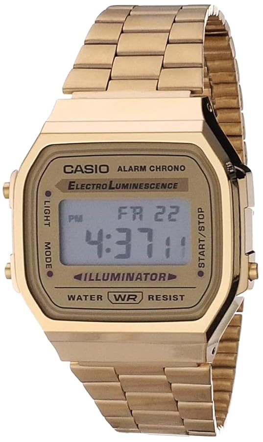 CASIO A-168WG カシオ Casio Vintage Collection A168 Watch, Gold, one Size (A168WG